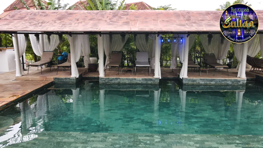 Kampot hotel - Chambres bungalows Villa Sultan