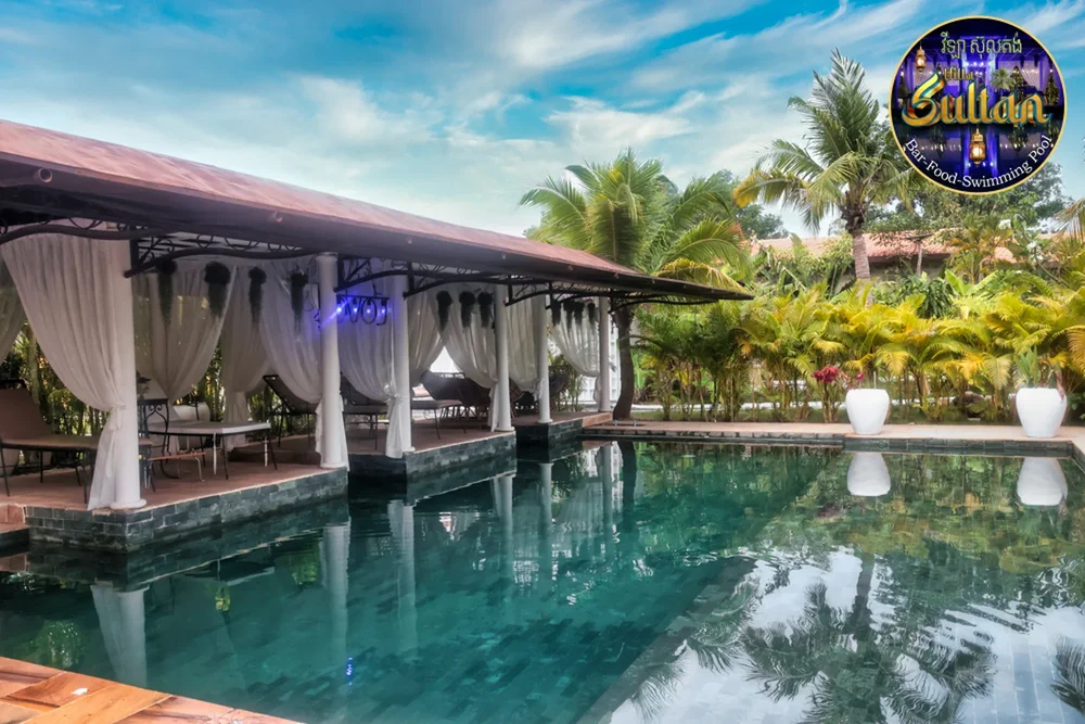 Chambre bungalow Kampot hotel - Villa Sultan