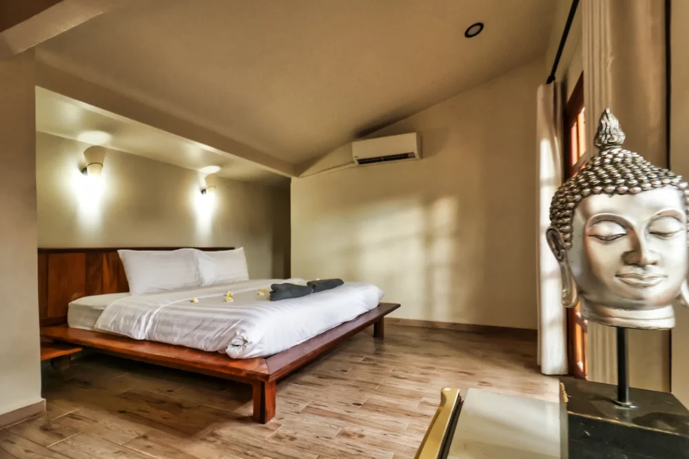 Lit double chambre Kampot