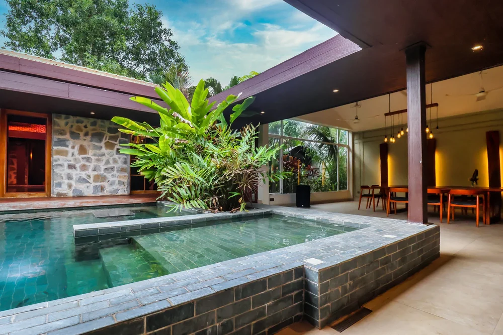 Salon villa privée 5 chambres Kampot