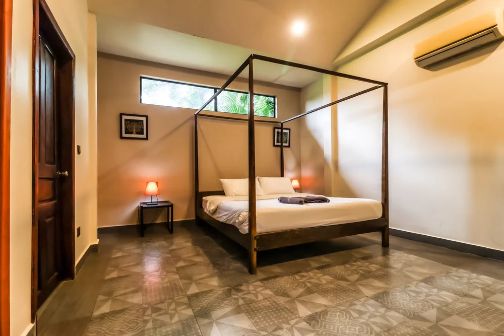Chambre principale villa Kampot