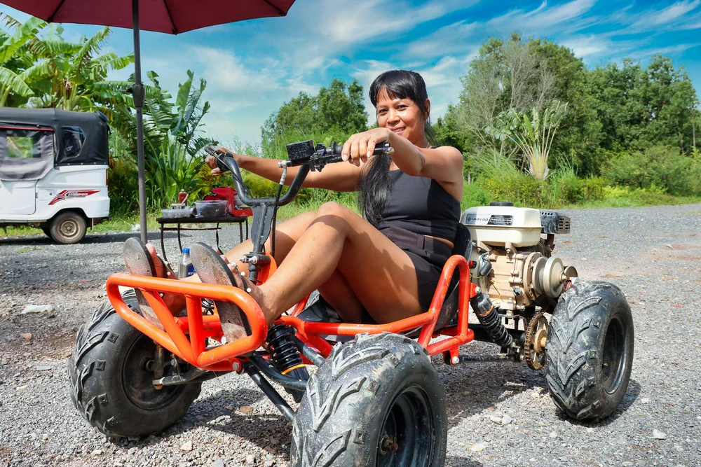 Excursion buggy rizières Kampot