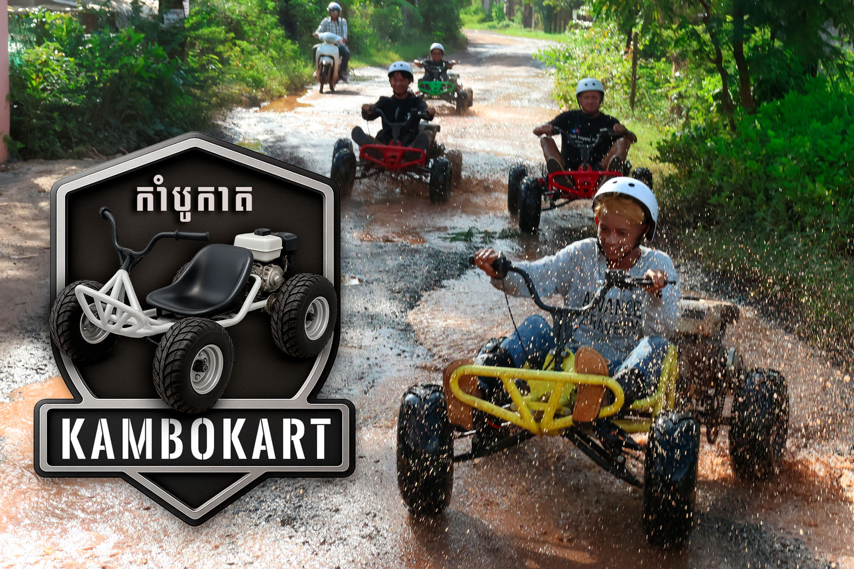 KAMBOKART — buggy 200cc à Kampot